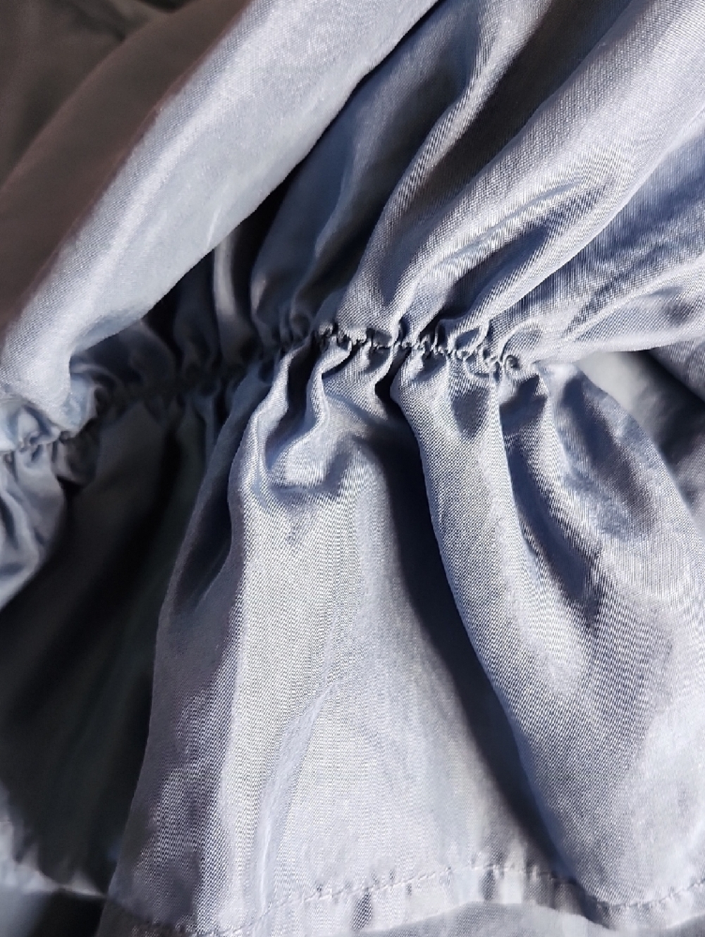 EXCHANGE Blue Ruffle Off-Shoulder Blouse - Picture 3 of 3